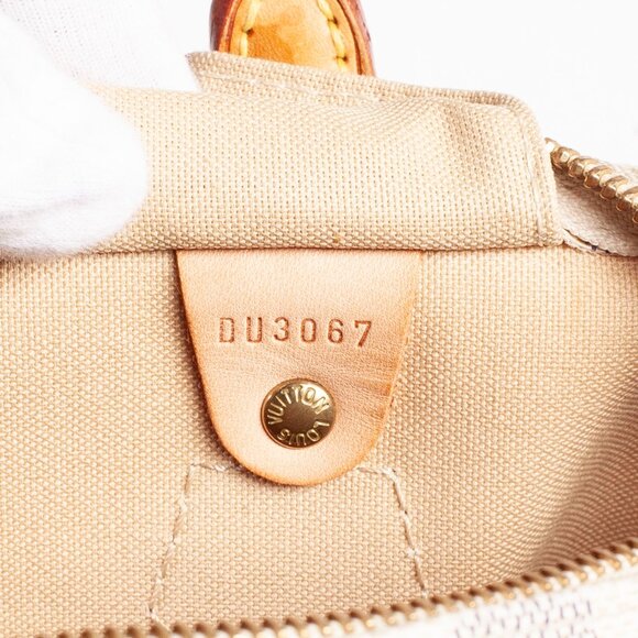 Authentic Louis Vuitton Damier Azur Canvas Speedy 30 Handbag - Picture 5 of 6